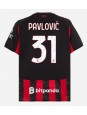AC Milan Strahinja Pavlovic #31 Domaci Dres 2025-26 Kratak Rukavima AC Milan Strahinja Pavlovic #31 Domaci Dres 2025-26 Kratak Rukavima